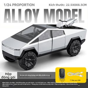 Mô hình xe RS7 hợp kim điều khiển từ xa phiên bản độ màu đen tỷ lệ 1:18