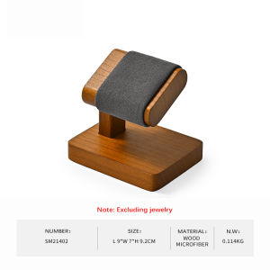 Oirlv Wooden Jewelry Organizer Bracelet Watch Display Stand Jewelry Storage Holder Watch Rack Watch Display Props For Showcase