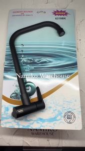 Kran angsa stainless tembok stainless steel SOLIGEN 6319