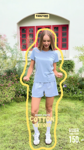 Toogtons ทุกตอนส์ บ๊อกเซอร์คอตตอน รุ่น Oxford soft ลายริ้ว บ็อกเซอร์ผู้ชาย บ็อกเซอร์ผู้หญิง ใส่สบาย