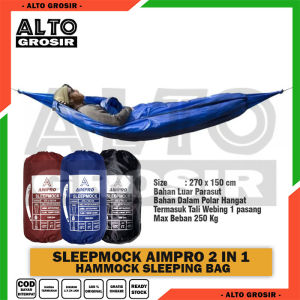 Sleepmock - Hammock Sleeping Bag Size 270x150 cm - Ayunan Gantung Dewasa Besar COD - Hamock Murah Terlaris!!!