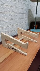 stand laptop kayu meja laptop minimalis