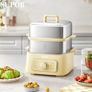 Supor electric steamer stainless steel household cooking pot multi-functional breakfast machine multi-layer intelligent one pot large capacity