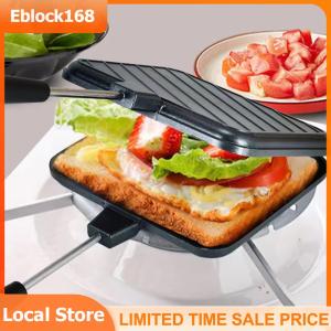 Grilled Sandwich Panini MakerBread Toast Breakfast MachineHot Sandwich PanNonstick Aluminum Flip PanKitchen Tool