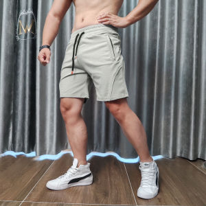 American Style Mens Fitness Shorts Summer New Casual Outdoor Running Training Breathable Loose Fit Four-Quarter Pants