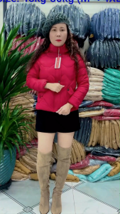 C1. Áo Phao Lông Vũ Siêu Nhẹ Dáng Lửng Nữ Có Mũ Tháo Rời Nhiều Size S-4XL Chất Mềm Mại Giữ Ấm tốt phù hợp thời tiết lạnh Mùa Đông
