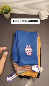 leging anak karakter bahan spandeks/leging anak perempuan motip LABUBU /Celana Legging Boneka Labubu Anak Usia 1-10 Tahun Pakaian Bawahan Anak Perempuan