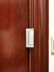 MLADEN Aluminum Alloy Door Buckle Anti-theft Door Lock Household Hardware Safety Lock Pintu Rumah