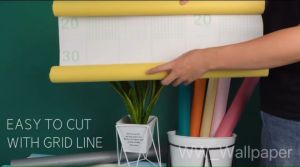 Wallpaper เรียบเนียน วอลเปเปอร์ติดผนัง สีพื้น สีพาสเทล แบบมีกาว 45 ซม X 10 เมตร พร้อมส่ง!