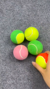 Một Quả Bóng Tennis Đa Sắc - Banh Tennis Đồ Chơi Banh Đũa