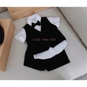 Set công tử bé trai mặc thôi nôi chụp ảnh đi tiệc siêu xinh cho bé 8-17kg