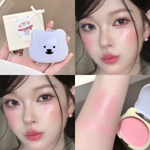 บลัชออนเนื้อครีมฉ่ำวาว SHAQINUO บลัชออนเนื้อเจลลี่ให้ความชุ่มชื้น บลัชออนสไตล์เกาหลี เนื้อครีม สีอ่อน ให้ผิวกระจ่างใส