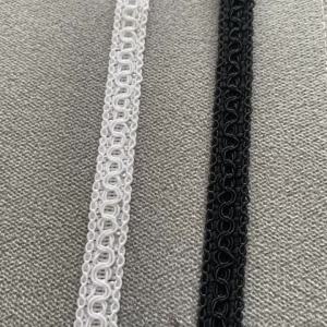 5m/16.4ft each pack Clothing Accessories lace trims 1cm Wide White curve Fabric Dress HandMade hat sewing DIY crafts decoration