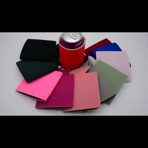 10PCS Blank Can Coolers Sleeves Black White Soft Insulated Beer Can Cooler Sleeves For Soda Beer