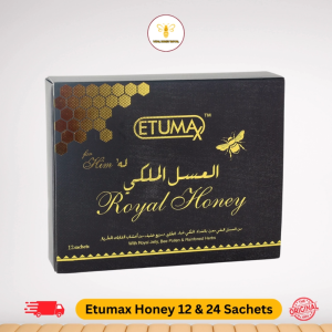 Etumax Royal Honey Malaysian Honey one box with 12 & 24 Sachets