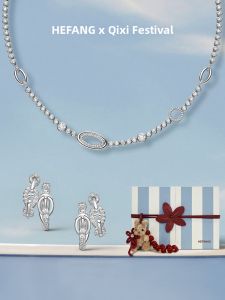HEFANG Jewelry | Three-layer Sugar-shaped Luxury Stacking Earrings