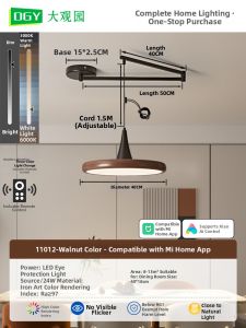 DGY | Vintage French Cream Adjustable Arm Restaurant Chandelier