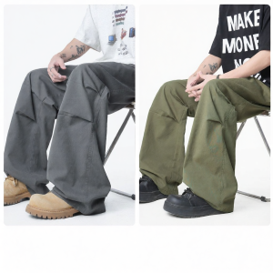 Mark Fairwhale | American Workwear Summer Thin Loose Straight Casual Trousers
