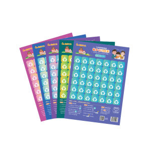 Quway Interactive Stickers Audio Recording Stickers Content English Home Language Cantonese Fun Educational Toys for Kids