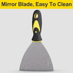 2/3/4/5 Inch Carbon Steel Putty Knife Scraper Multi-Size Spatula for Paint and Wall Repair Household and Industrial Cleaning