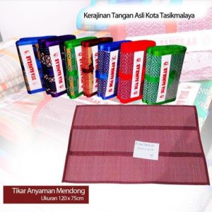 Tikar Lipat / Tikar Lesehan / Tikar Piknik Tikar Santai Songket Mendong Ukuran Jumbo 2m x 3m