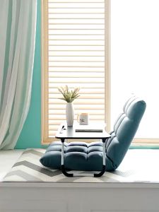 COD SHENAR Kursi Lesehan Lipat Kursi Lantai Tatami Lazy Sofa Bed Kursi Lesehan Lipat Bantal Santai Bangku Lantai