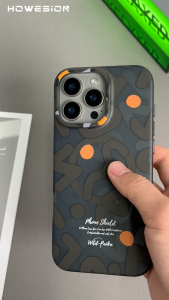 HOWESION Geometric Graffiti Magnetic Phone Case For iPhone 16 Pro Max /15 14 13 12 11 Pro Max / iPhone 16 15 Plus Hard Shockproof Protective Case