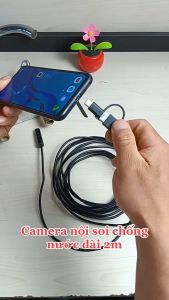 Camera nội soi 6 led cắm điện thoại 3in1 đa năng dài 2m hàng cao cấp siêu nét