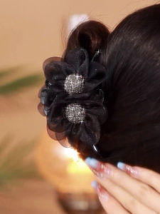 Elegant Sunflower Hair Clip Womens High-End Sense New 2025 Hair Flower Back of Head Bun Styling Tool Hair Clip Accessory