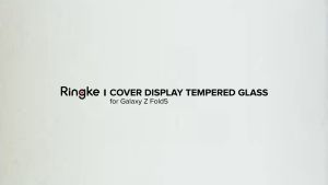 RINGKE® COVER DISPLAY GLASS Samsung Galaxy Z Fold 5 Crystal Clear Anti-Scratch Case-Friendly Front Full Cover Tempered Glass