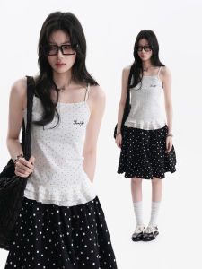 Flirty Polka Dot Halter Top