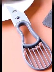 3-in-1 Avocado Slicer Shea Corer Butter ผลไม้ Peeler เครื่องตัด Pulp Separator พลาสติกมีดครัวผักเครื่องมือบ้านอุปกรณ์เสริม