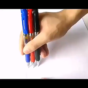 [LOCAL STOCK-Deliver in 1-3 days] 0.5mm Press Gel Pen Quick Dry Ink Smooth Bullet Tip Retractable Ballpoint Pen Black Red Blue Ink Office School Writing Pen