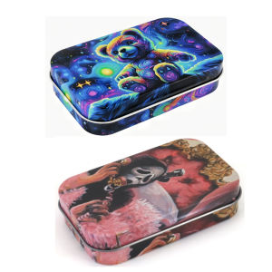 มือม้วนกล่องยาสูบแบบพกพาบุหรี่อุปกรณ์เสริมใหม่บุคลิกภาพม้าเหล็กฝาปิดกรณีบุหรี่ 20 กล่องซิการ์