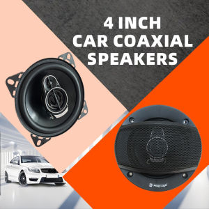 2PCS 4 Inch HiFi Coaxial Subwoofer 560W (2*280W) Car Automotive Audio Music Stereo 12V Full Range Frequency Car Speaker Woofer