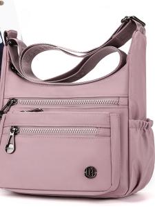 KVKY New Nylon Oxford Cloth Bag Large Capacity Womens Versatile Lightweight Waterproof Single Shoulder Crossbody Bag for Middle-Aged Mothers