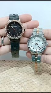 Fashion jam tangan wanita original permata bulat stainless jam terbaru dan terlaris wanita include