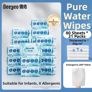 DEYOU | Pure Water Hand Mouth Wet Wipes for Home and Kindergarten