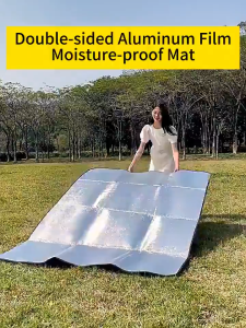 【24H SHIP】Waterproof Outdoor Waterproof Ground Mat Camping Double Sided Aluminium Foil Outdoor Hike Camping Equipment