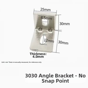Right Angle 90 Degree Connection L Bracket Aluminum Carbon Steel Accessory