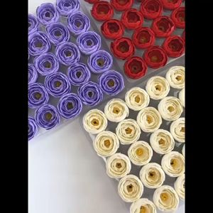 Hoa sáp mao lương (50 Bông) nhiều màu dùng để trang trí bó hoa phụ kiện quà tặng