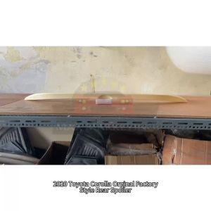 TOYOTA COROLLA 2020 ORGINAL FACTORY STYLE REAR TRUNK BOOT WING SPOILER ABS SKIRT LIP BODYKIT