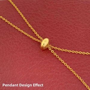 Gold Plated Necklace Shortening Buckle Silicone Length Adjustment Pad Spacer Bead Alloy Fixed Clasp Fashion Jewelry Accessory