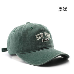 Retro NEW YORK Embroidery Snapback Hat for Men Women Vintage Washed Baseball Caps Spring Autumn Leisure Adjustable Soft Top Hats