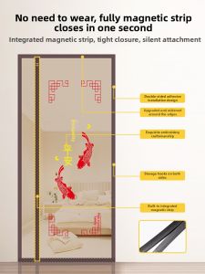 SHULIAN | Side Opening Magnetic Mosquito Curtain Without Holes