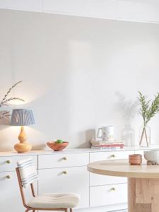 JILEDUO | Blue Wave Bedroom and Dining Room Wall Decor Cream Style