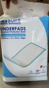 [Bundle of 2] ASSURE Underpads 75x75cm (80 gsm) 10pcs/pkt