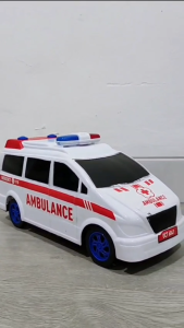 Mainan Anak Mobil Ambulance Rumah Sakit 911 Car Ambulans OCT6041