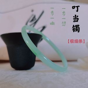 Large Size Elegant Jade Lucky Charm Bangle for Lovers Big Size Multiple Colors Bangles For Women