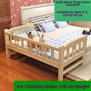 Princess Style Wooden Toddler Bed With Guardrail